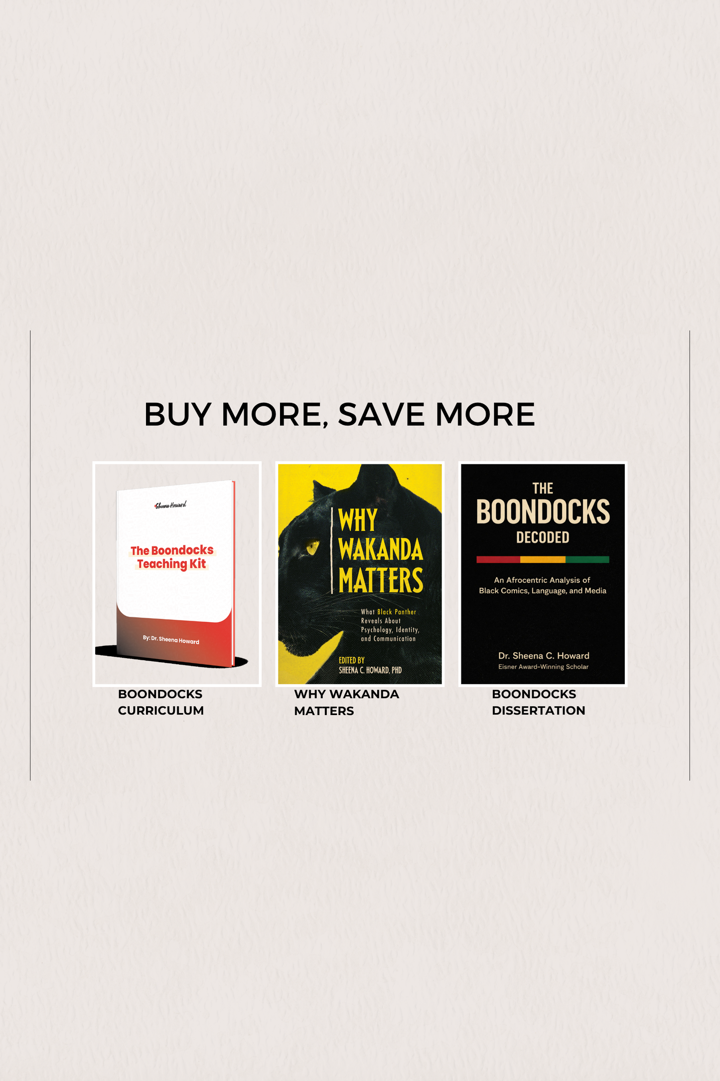 Boondocks/Why Wakanda Matters Bundle